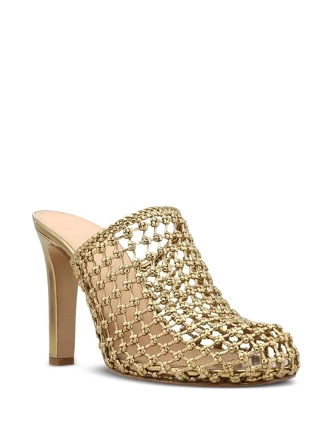 Ferragamo high-heeled mules - Gold - zdjęcie produktu nr 1