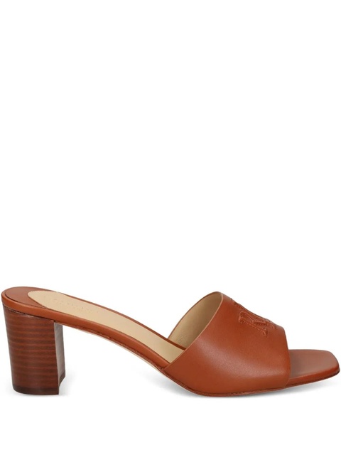 Lauren Ralph Lauren Everley embossed sandals - Brown - zdjęcie produktu nr 1