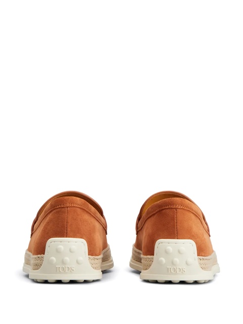 Tod's Gomma raffia loafers - Orange - zdjęcie produktu nr 1
