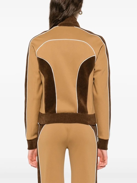 Casablanca chenille panelled track jacket - Brown - zdjęcie produktu nr 2