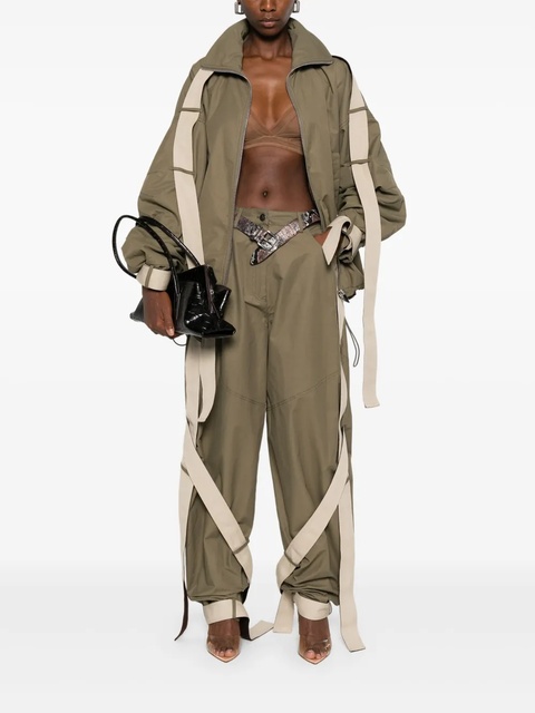 The Attico multi-string trousers - Green - zdjęcie produktu nr 2