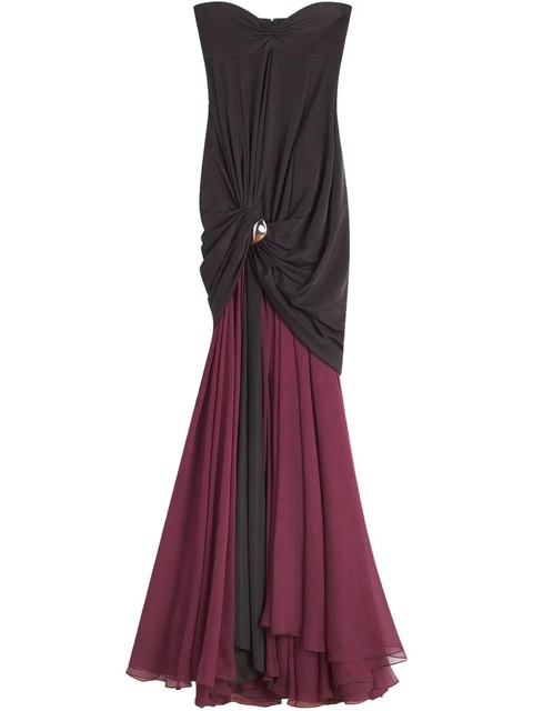 Lanvin draped dress - Brown - zdjęcie produktu nr 1
