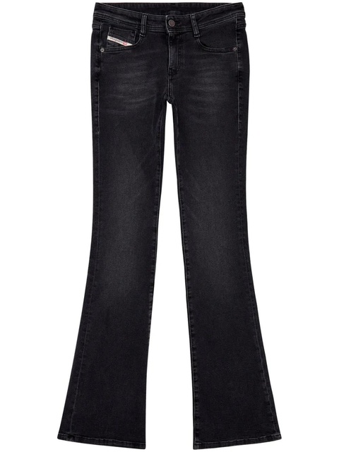 Diesel flared cotton blend jeans - Black - zdjęcie produktu nr 1