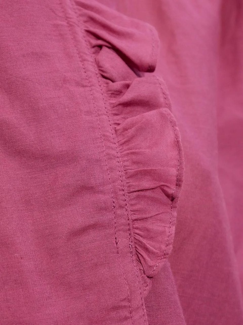 MARANT ÉTOILE ruffled high-neck blouse - Pink - zdjęcie produktu nr 2