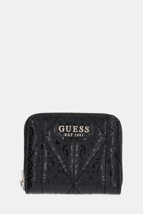 Guess portfel ALDINA damski kolor czarny SWGG96 63137 - zdjęcie produktu nr 1
