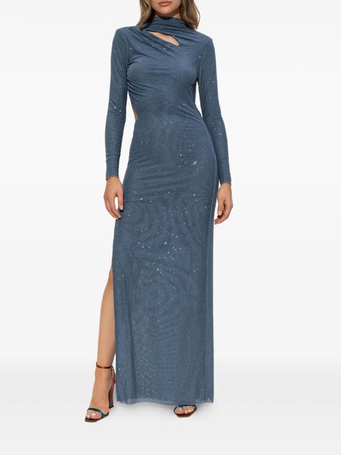 Self-Portrait rhinestone-embellished dress - Blue - zdjęcie produktu nr 2