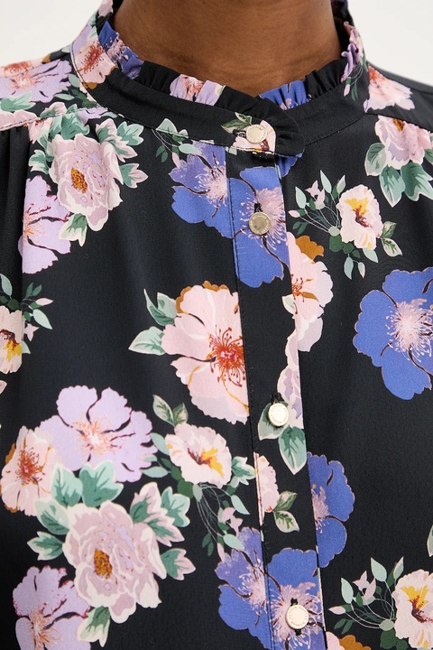 Morgan koszula damska kolor czarny regular ze stójką COLIE.F - zdjęcie produktu nr 1