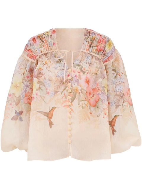 ZIMMERMANN Illuminate blouse - Neutrals - zdjęcie produktu nr 1