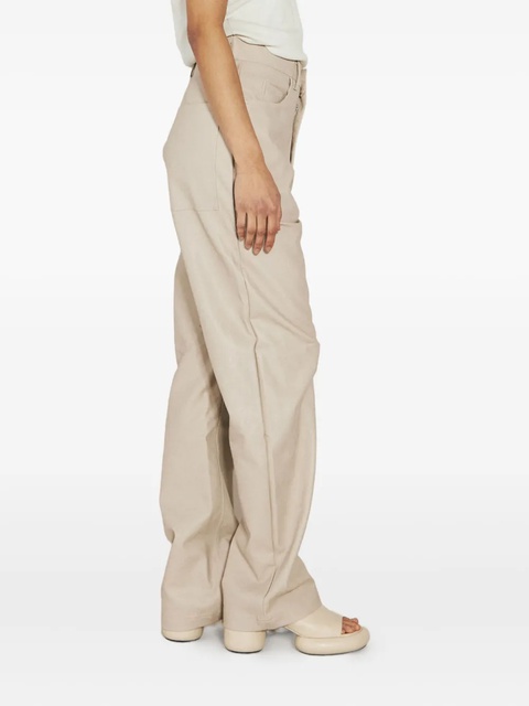 ENTIRE STUDIOS faux-leather trousers - Neutrals - zdjęcie produktu nr 2