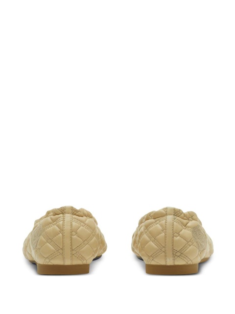 Burberry quilted leather ballerina shoes - Neutrals - zdjęcie produktu nr 2
