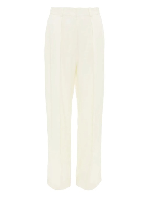 Victoria Beckham pleated wide-leg trousers - Neutrals - zdjęcie produktu nr 1