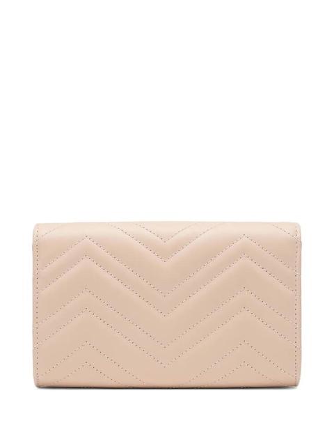 Gucci mini chevron-quilted signature Double G shoulder bag - Pink - zdjęcie produktu nr 2