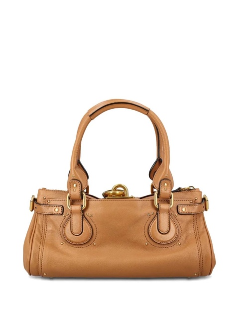 Chloé padlock-detail leather bag - Brown - zdjęcie produktu nr 2