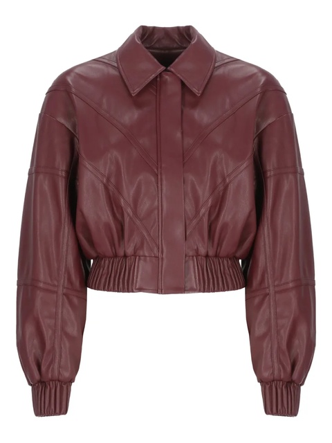 ROTATE BIRGER CHRISTENSEN panelled zip-front fitted jacket - Red - zdjęcie produktu nr 1