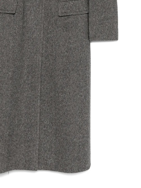 Blumarine fur-collar coat - Grey - zdjęcie produktu nr 2