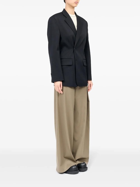 MM6 Maison Margiela notched-lapel blazer - Black - zdjęcie produktu nr 1
