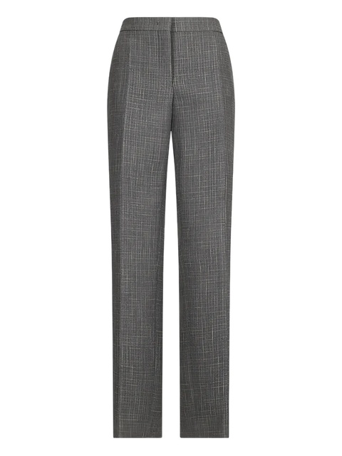 Jil Sander virgin wool-blend trousers - Grey - zdjęcie produktu nr 1