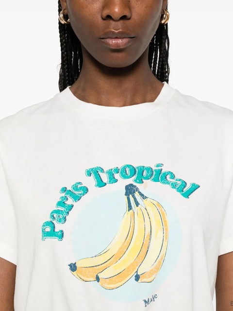 Maje graphic-print T-shirt - White - zdjęcie produktu nr 2
