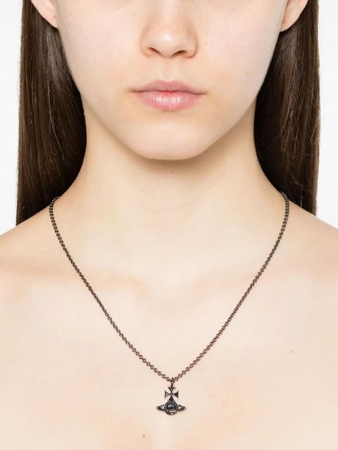 Vivienne Westwood Orb rhinestone-embellished necklace - Black - zdjęcie produktu nr 2