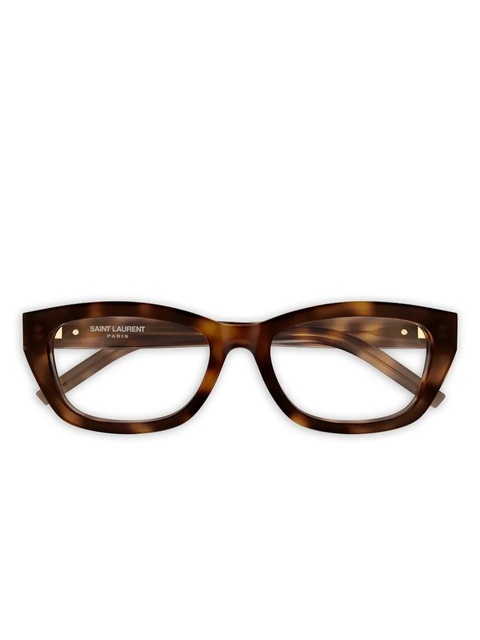 Saint Laurent Eyewear cat-eye glasses - Brown - zdjęcie produktu nr 1