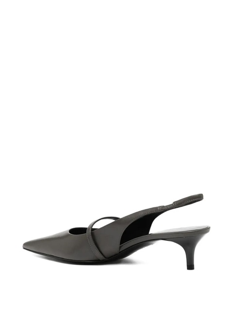 Tory Burch 45mm logo-buckle pumps - Grey - zdjęcie produktu nr 2