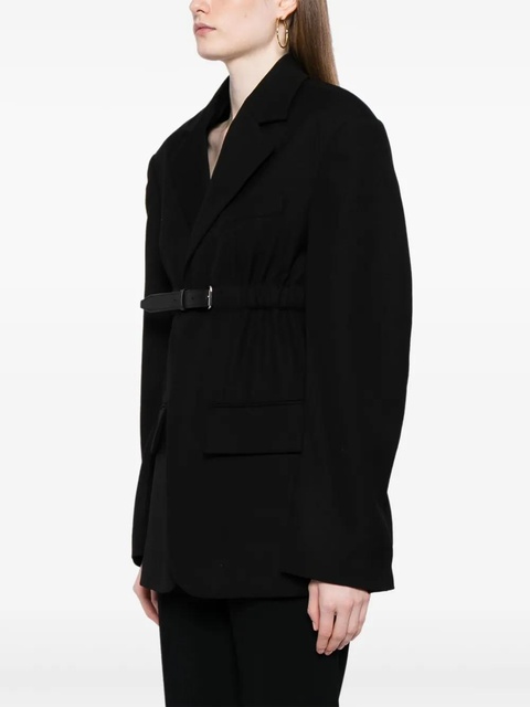 Alexander Wang belted wool blazer - Black - zdjęcie produktu nr 2