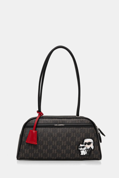 Karl Lagerfeld torebka IKON MONOGRAM kolor brązowy B1W30024 - zdjęcie produktu nr 1