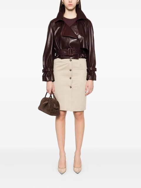 ANINE BING high-waisted skirt - Neutrals - zdjęcie produktu nr 1