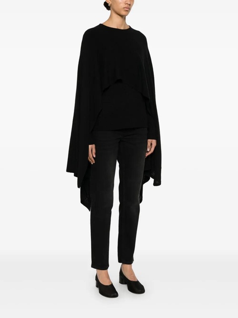 TOTEME cape-design sweater - Black - zdjęcie produktu nr 2