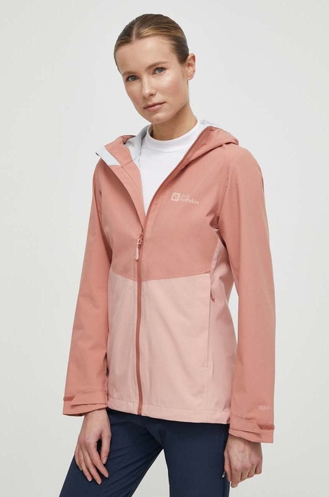 Jack Wolfskin kurtka outdoorowa Weiltal 2L kolor pomarańczowy 1115942 - zdjęcie produktu nr 1