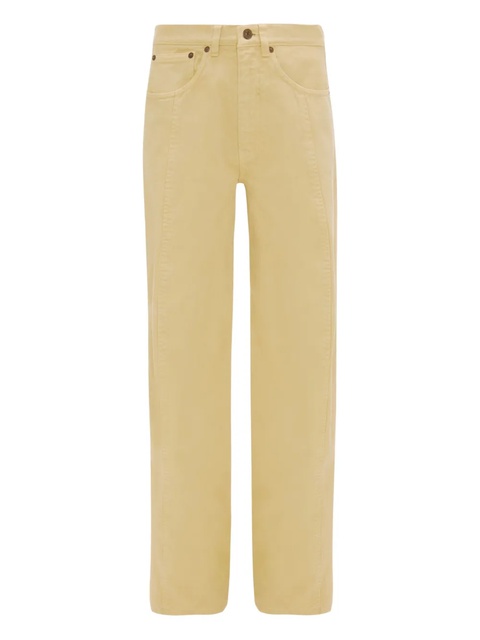 Victoria Beckham curved-leg jeans - Yellow - zdjęcie produktu nr 1