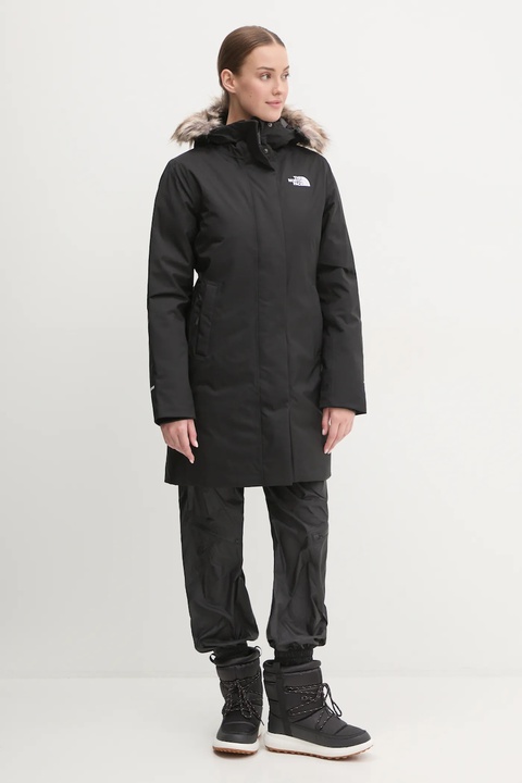 The North Face kurtka puchowa Arctic damska kolor czarny zimowa NF0A84J24H01 - zdjęcie produktu nr 1