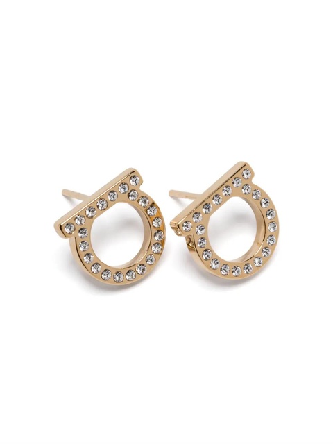 Ferragamo Gancini stud earrings - Gold - zdjęcie produktu nr 2