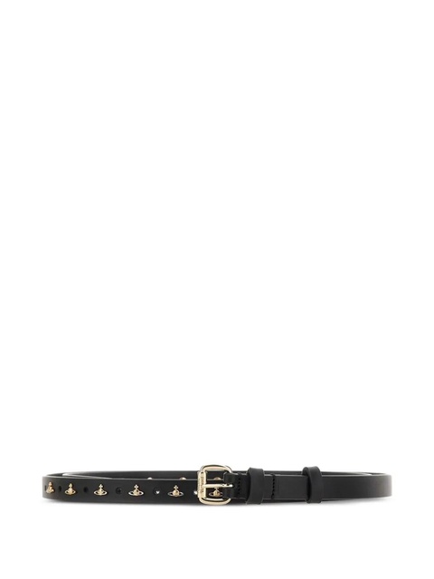 Vivienne Westwood orb-stud leather belt - Black - zdjęcie produktu nr 1