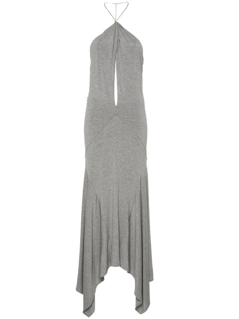 The Attico keyhole cut-out maxi dress - Grey - zdjęcie produktu nr 1