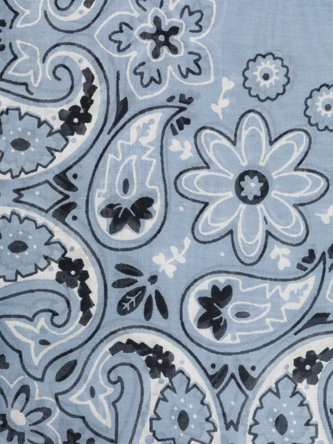 Maje bandana-print scarf - Blue - zdjęcie produktu nr 2