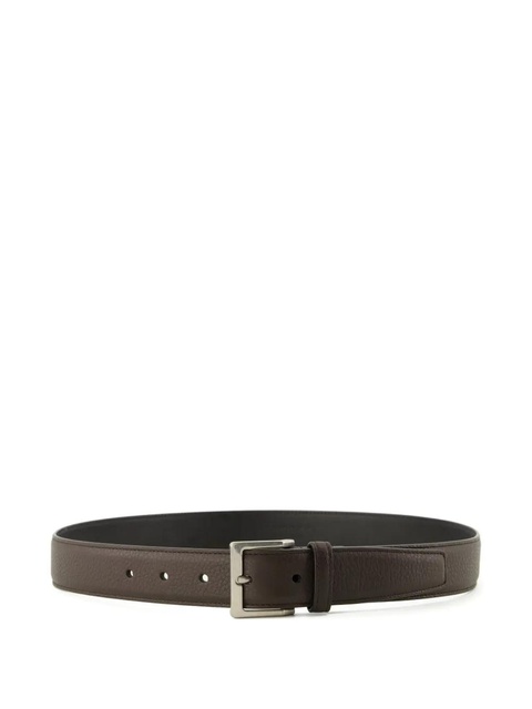 Saint Laurent square-buckle belt - Brown - zdjęcie produktu nr 1