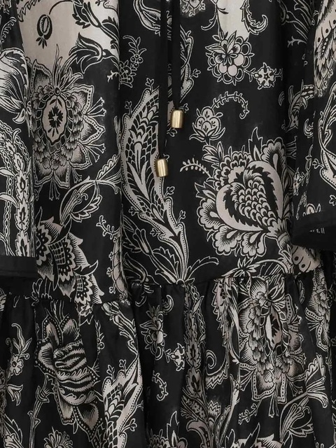 ZIMMERMANN paisley-print ruffled dress - Neutrals - zdjęcie produktu nr 2