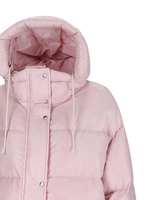 Jil Sander hooded down jacket - Pink - zdjęcie produktu nr 1