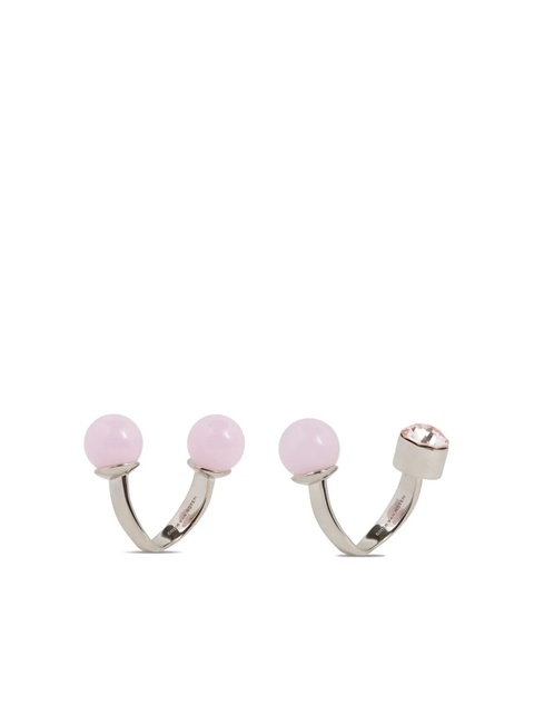 DRIES VAN NOTEN jewel ring (set of two) - Silver - zdjęcie produktu nr 2