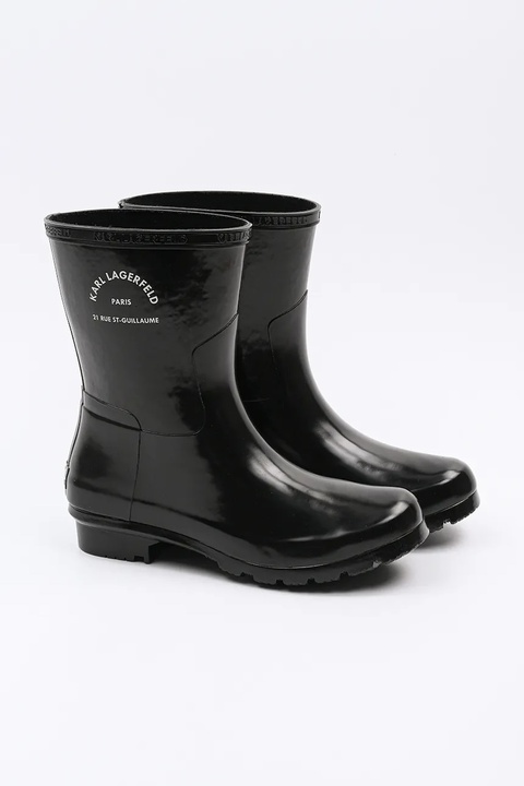Karl Lagerfeld kalosze KALOSH damskie kolor czarny KL47075S - zdjęcie produktu nr 2