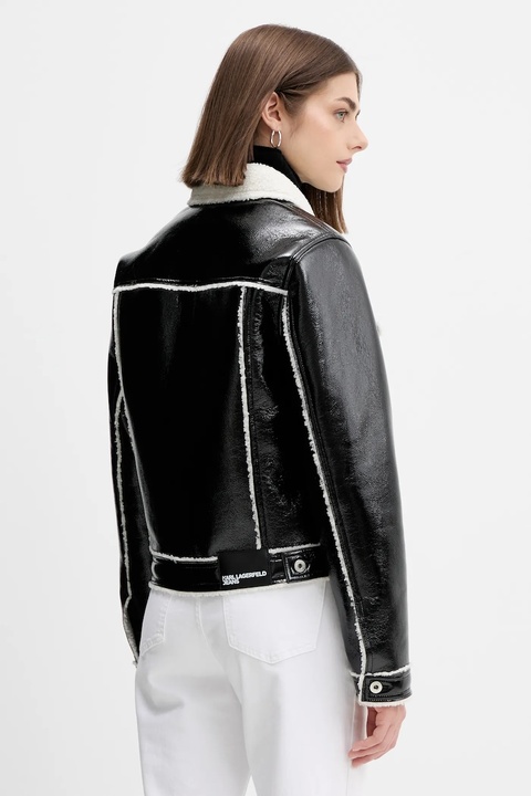 Karl Lagerfeld Jeans kurtka kolor czarny przejściowa A4W14054 - zdjęcie produktu nr 1
