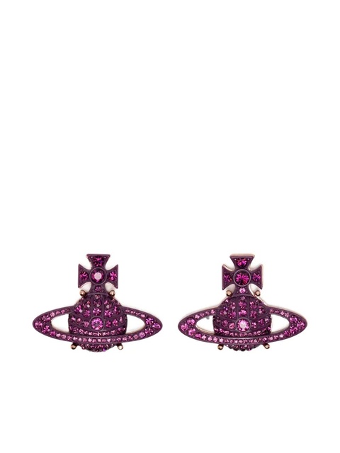 Vivienne Westwood orb embellished earrings - Purple - zdjęcie produktu nr 1