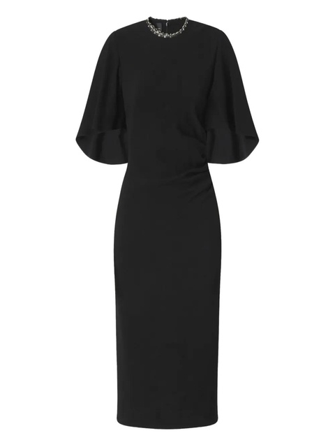 PINKO Scopone midi dress - Black - zdjęcie produktu nr 2