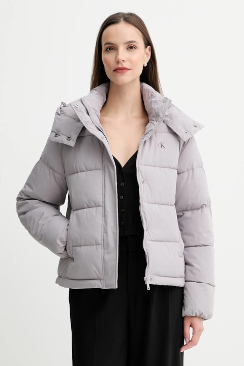 Calvin Klein Jeans kurtka kolor szary zimowa LV047D513G - zdjęcie produktu nr 1