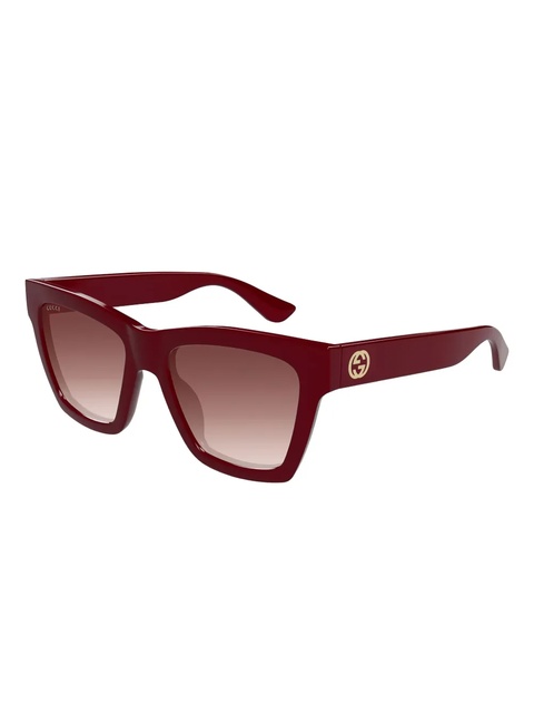 Gucci Eyewear square full-rim sunglasses - Red - zdjęcie produktu nr 2