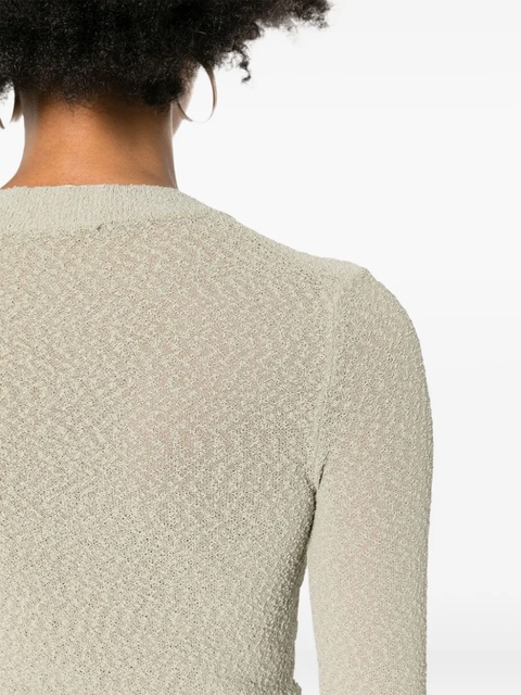 AMI Paris bouclé sweater - Green - zdjęcie produktu nr 2