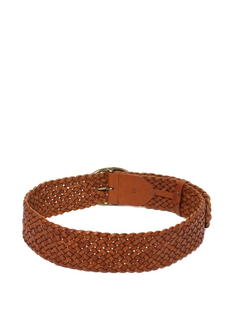 DRAGON DIFFUSION braided leather belt - Brown - zdjęcie produktu nr 2