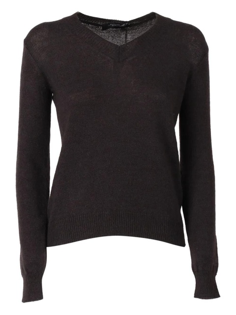 Weekend Max Mara Brunate1234 V-neck sweater - Grey - zdjęcie produktu nr 1