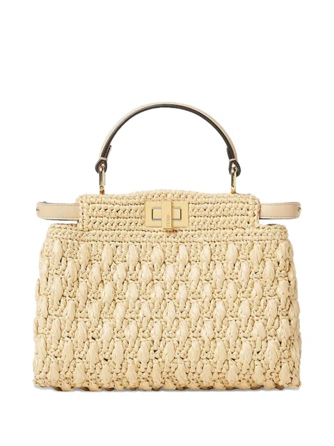 FENDI mini Peekaboo tote bag - Neutrals - zdjęcie produktu nr 1